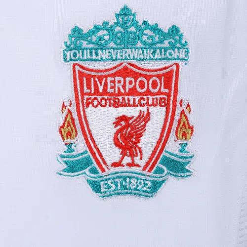 06-07 Liverpool Retro Manga larga Jersey Tercero Visitante 4