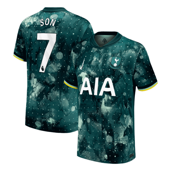 SON 7# Tottenham Hotspur Soccer Jersey Third Away Custom Shirt 2024-25