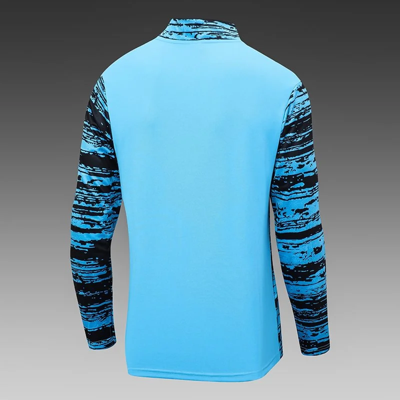 2024/2025 Al-Nassr Half-Pull Entrenamiento Suit Blue Black Futbol Playera 4