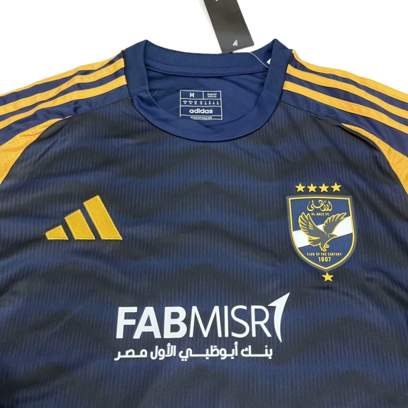24-25 Ahli jersey Visitante short sleeved Jersey de futbol 3