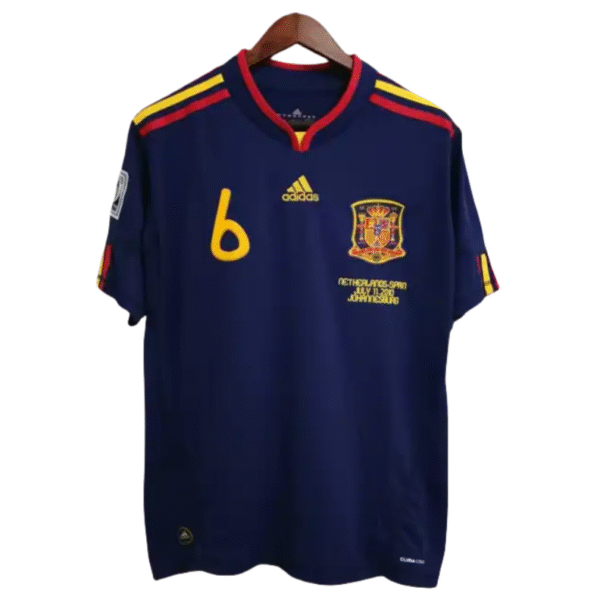 Spain Retro Jersey Away World Cup Final 2010