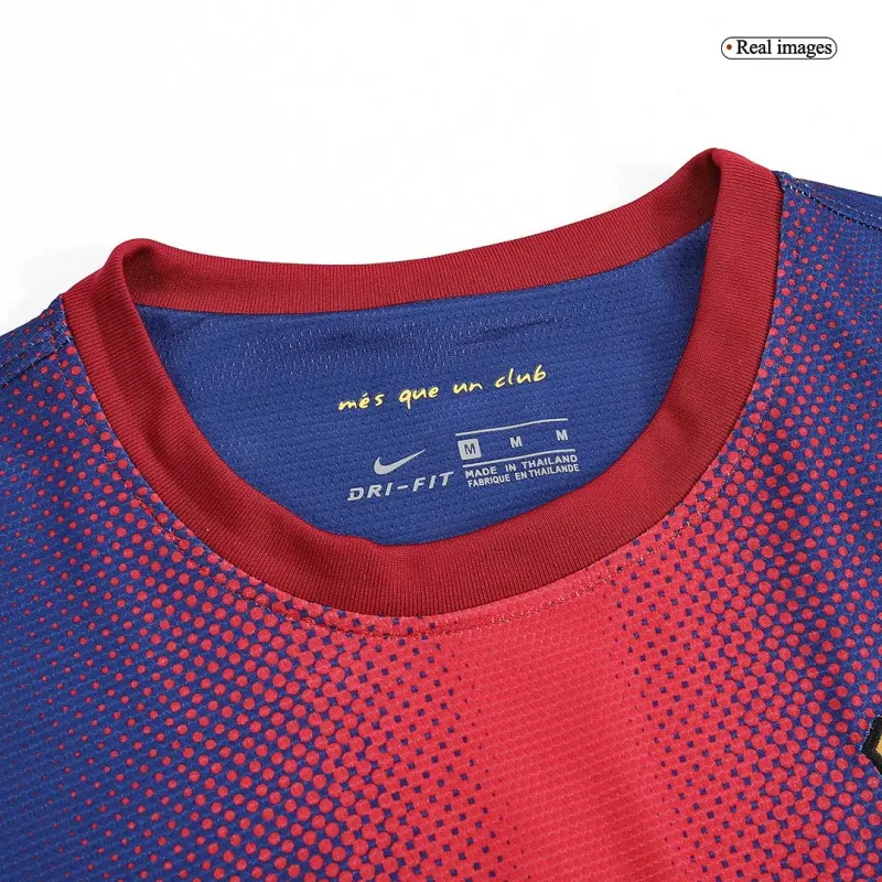 12-13 Barcelona Retro Jersey Home 4
