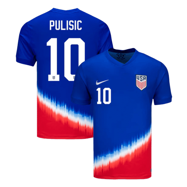 PULISIC #10 Nike Authentic Soccer Jersey USA Nation Away Shirt 2024