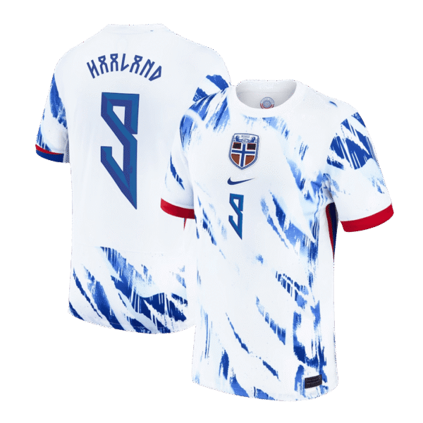 HAALAND #9 Norway Nike Soccer Jersey Away Player Version Shirt 2024