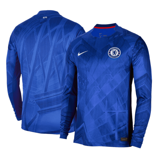 Chelsea Long Sleeve Jersey Home Football Shirt 2025-26