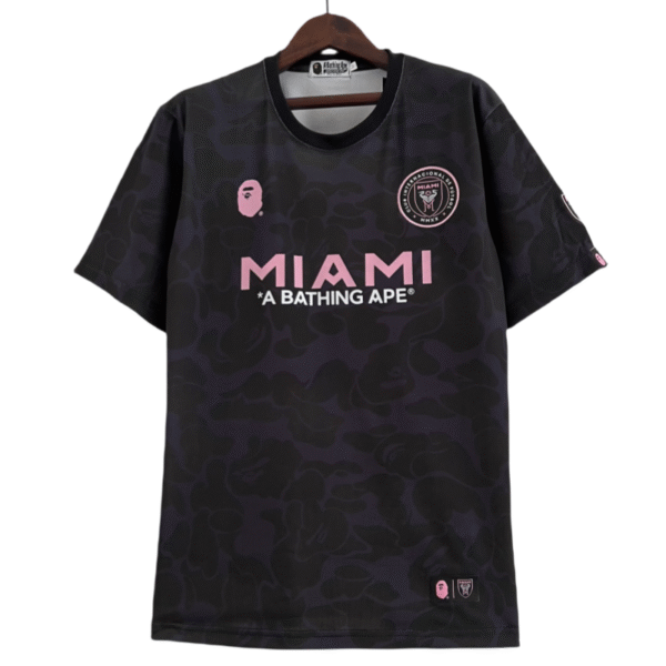 Inter Miami Shirt Joint Edition Black Soccer Jersey 23-24