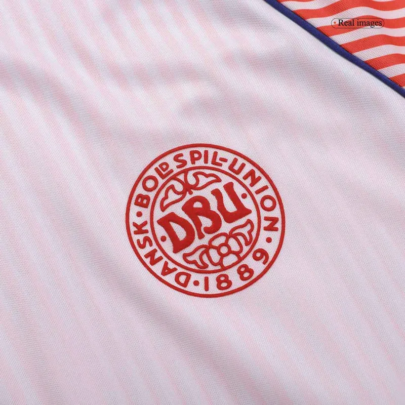 Denmark 1986 Retro Jersey Away 3