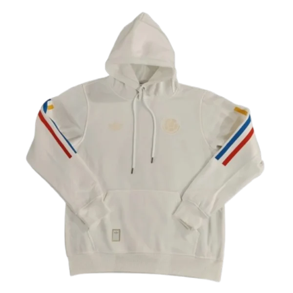 Colombia Nation 2024 100th Anniversary White Hoodie Jacket