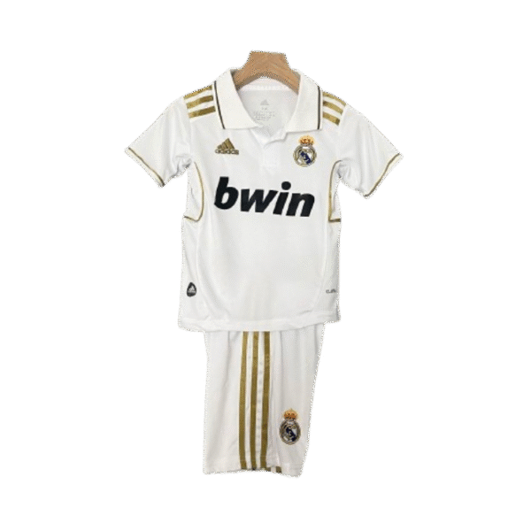Real Madrid 11-12 Home Retro Kids Kit Soccer Jersey