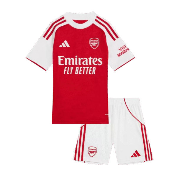 Kids Arsenal Custom Home Soccer Kits 2025-26