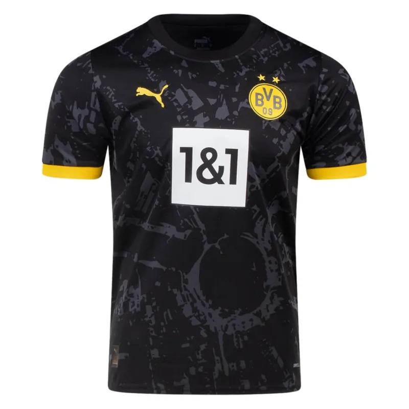 c5e8259704 23-24 Borussia Dortmund Away Jersey - Image 1