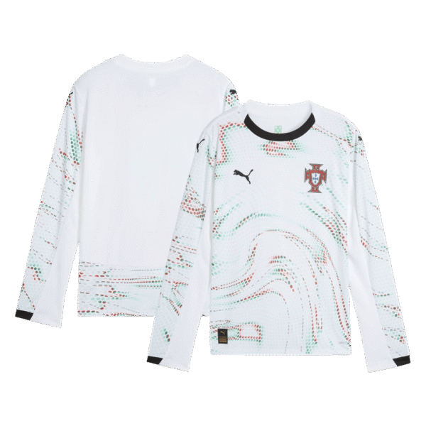Portugal Long Sleeve Jersey Away Football Shirt 2025