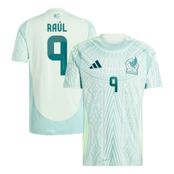 RAÚL #9 Mexico Adidas Soccer Jersey Away Custom Shirt 2024